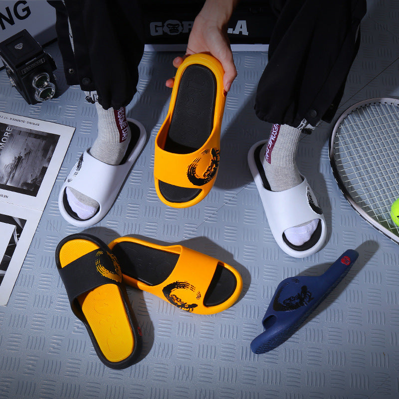 Men's Slippers Summer Wear Thick Bottom