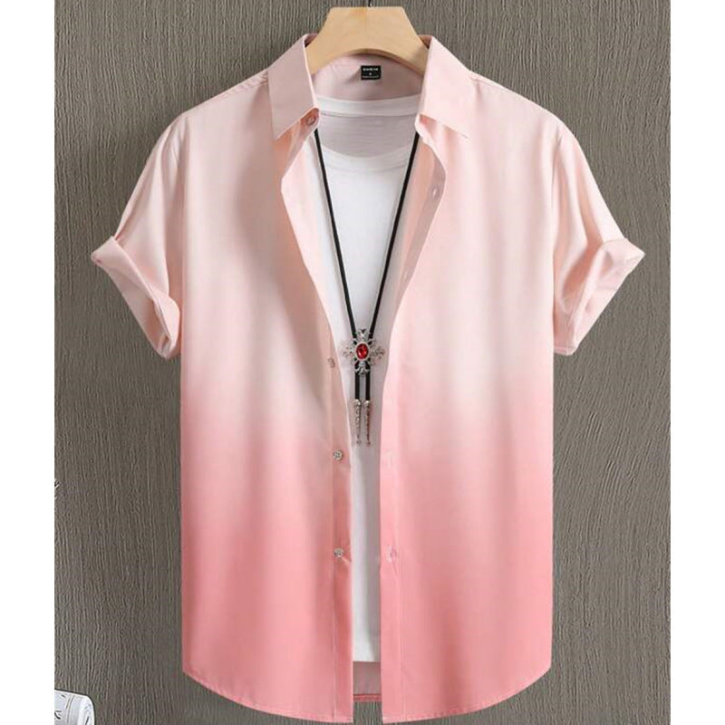 Men's Shirt Hot Sale In Hot-selling Floral-print Hawaiian Beach Degrees