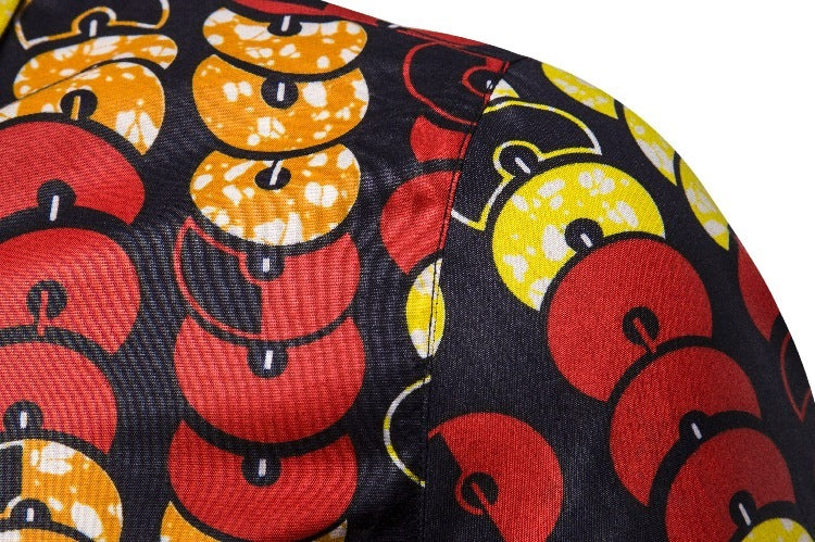 New Ethnic Men's Fashion Short Sleeve Shirts