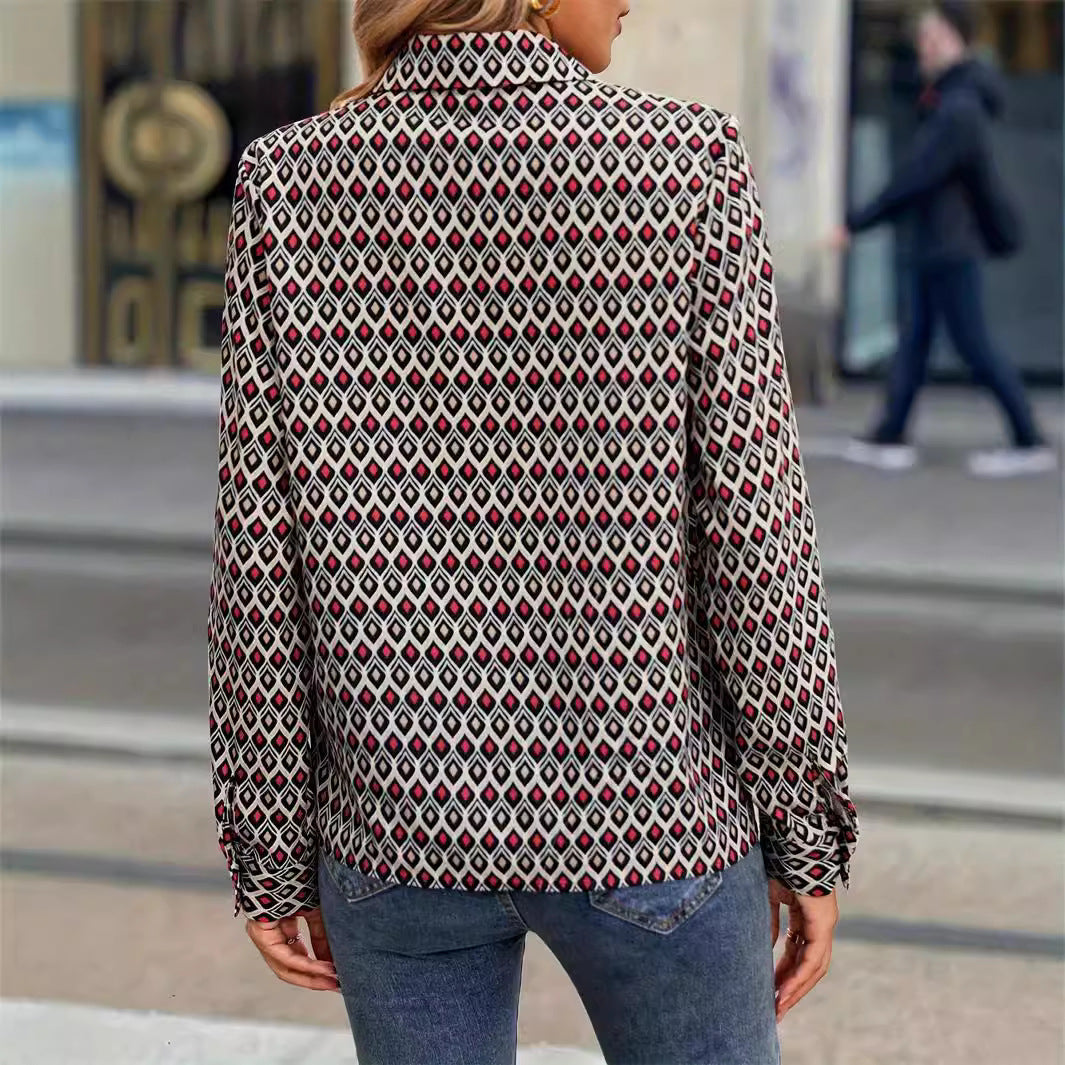 Women's Printed Autumn Fashion New Shirt