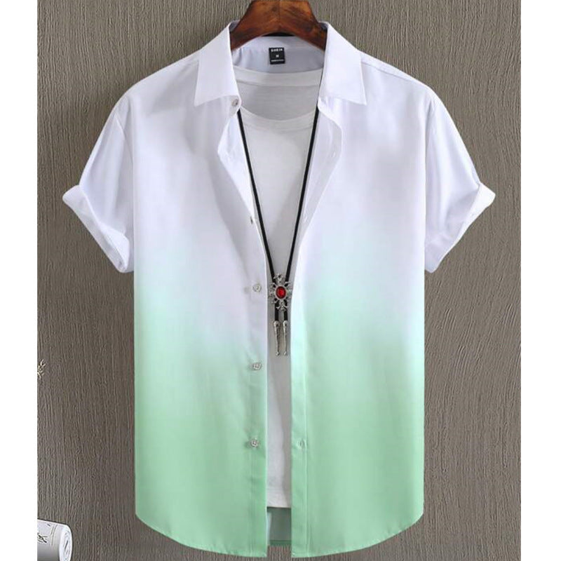 Men's Shirt Hot Sale In Hot-selling Floral-print Hawaiian Beach Degrees