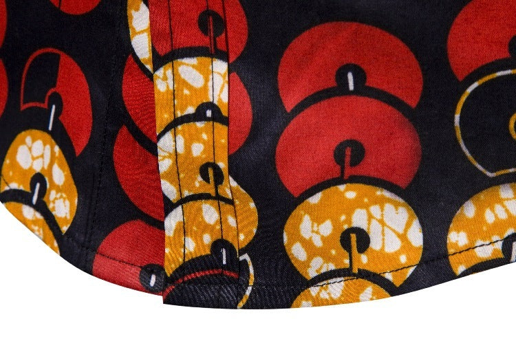 New Ethnic Men's Fashion Short Sleeve Shirts