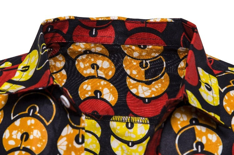 New Ethnic Men's Fashion Short Sleeve Shirts