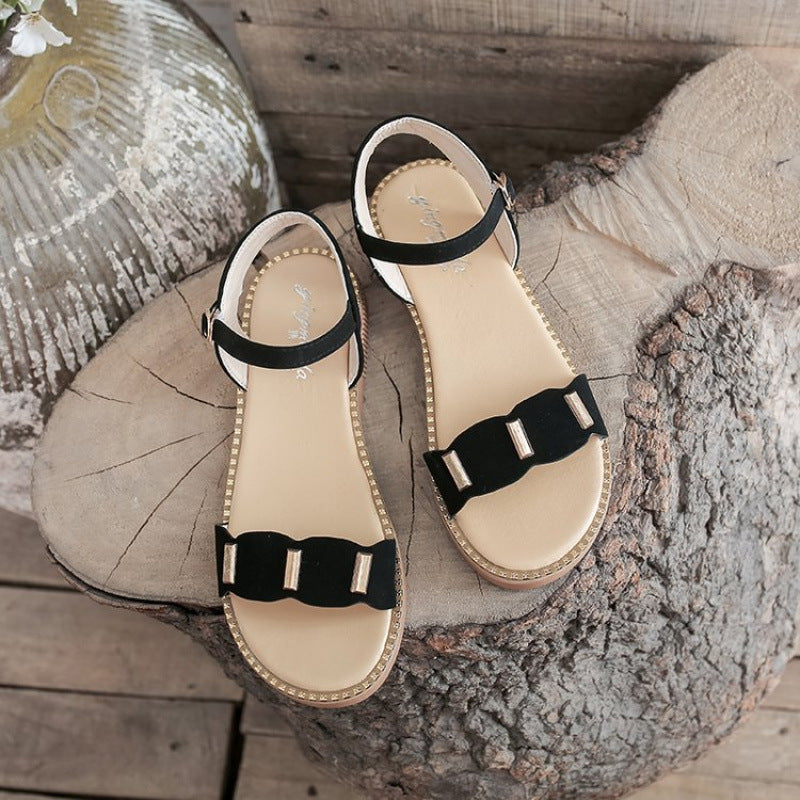 With Chunky Heel Fairy Style All-match Sandals