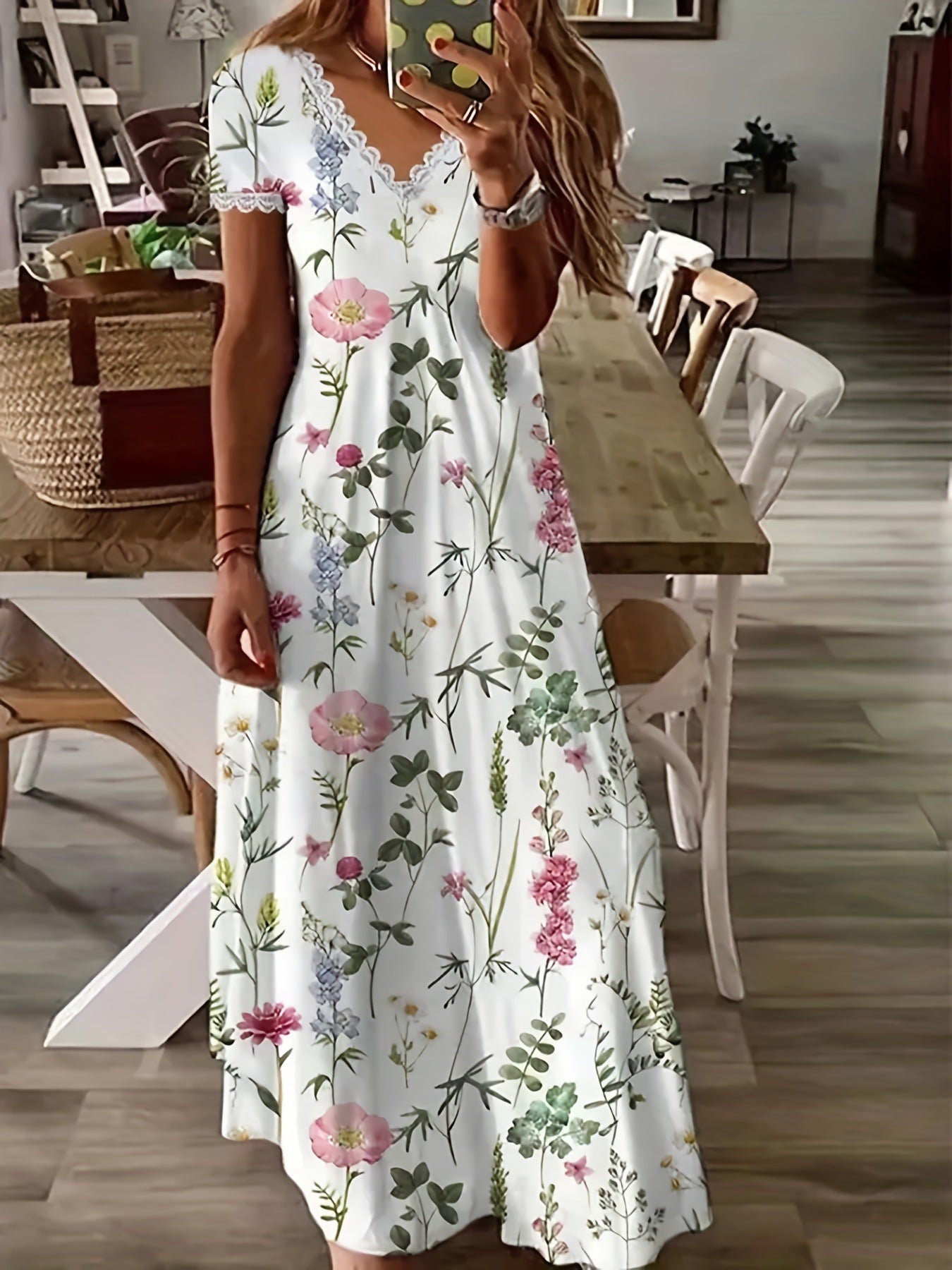 Casual Skirt Summer Wear Floral Fashion Leisure