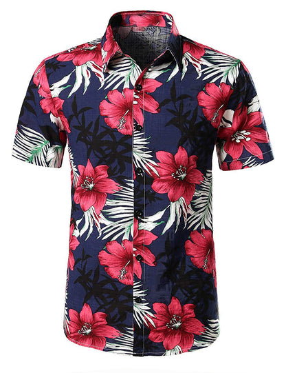 Men's Casual Shirts 3D Hawaiian Tropical Fashion