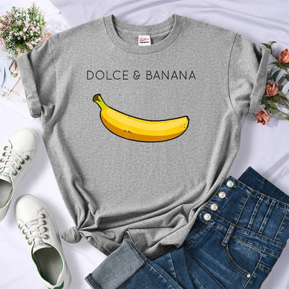 Dolce Banana Anime Printed T Shirts