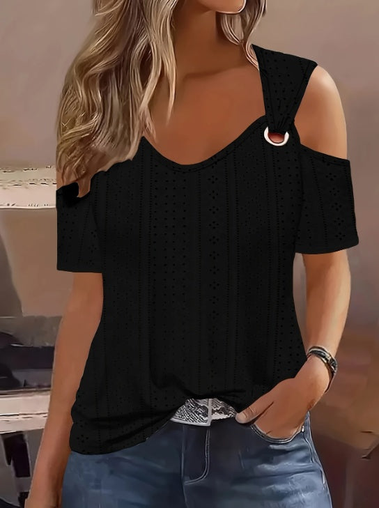 Women's Classic T-Shirt Short Sleeves Perfect For All Seasons