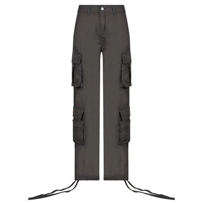 Trendy Workwear Denim Casual Pants For Women