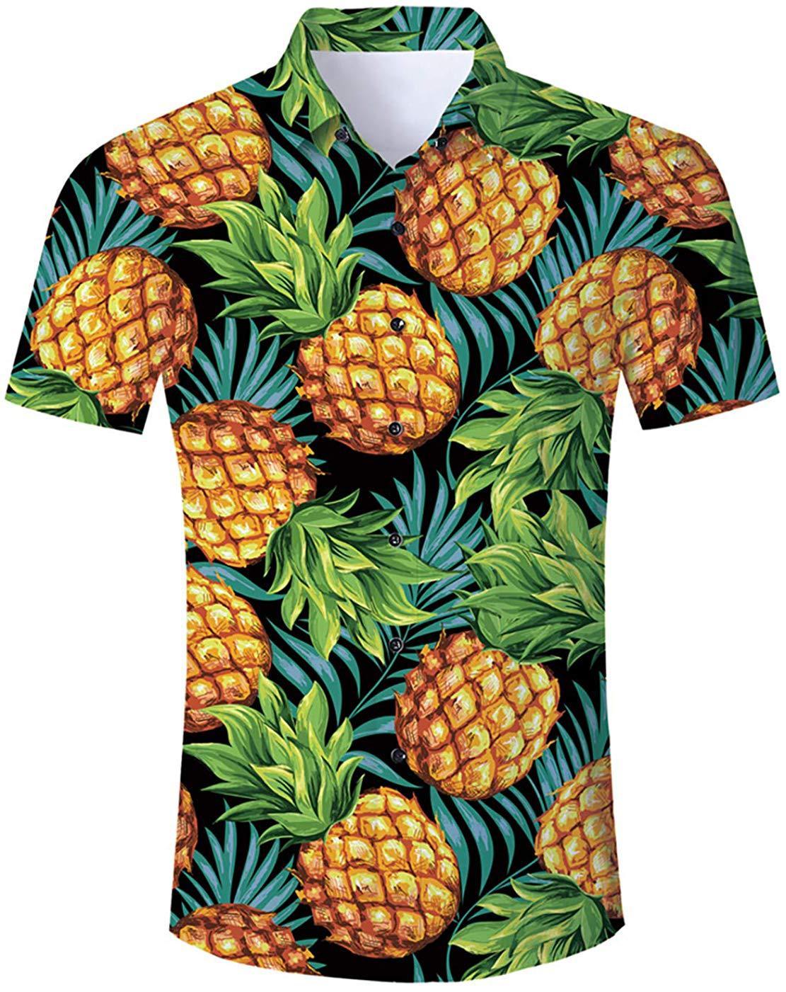 Men's Casual Shirts 3D Hawaiian Tropical Fashion